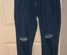 Boohoo High waisted straight leg Jeans