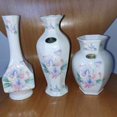 Aynsley bud vases selection Little Sweetheart pattern