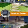 Solar Lights Outdoor Garden, 10 Pack Solar Ground Lights, 8 LED Solar Disk Lights Outdoor IP65 Waterproof for Garden Pathway Lawn Patio Yard Landscape (Cool White) Image 6
