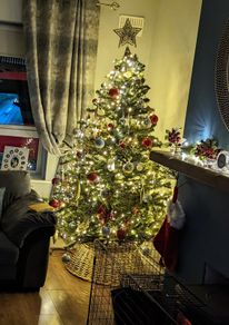 7ft Christmas Tree with stand and in it's original box