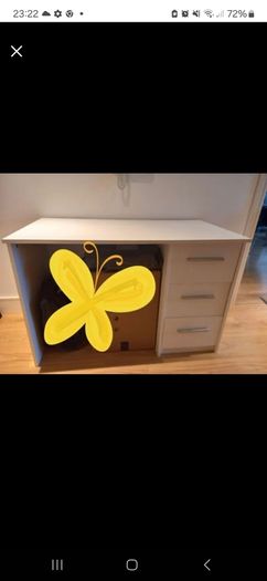 white desk