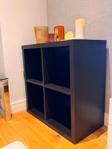 IKEA KALLAX 2x2 Shelving Unit Black/Brown 20