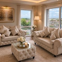 Royale Rio Chesterfield Fullback Sofa + Matching Coffee Table