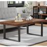 Rustic Living Room Table, Simple Industrial Rectangle Coffee Table, Modern Minimalist Farmhouse Image 6