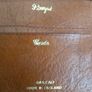 Vintage Oak Calfskin Leather Folding Wallet Image 2