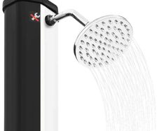 Outdoor Solar Shower with Shower Head and Faucet 35 L