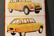Citroen ami8 Tin Metal sign