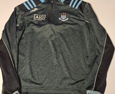 Dublin GAA O'Neills Gaelic Football Half Zip Jersey (Youths 10-11 Years) FREE POST