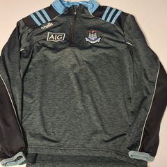 Dublin GAA O'Neills Gaelic Football Half Zip Jersey (Youths 10-11 Years) FREE POST