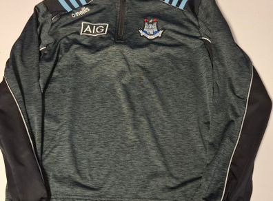 Dublin GAA O'Neills Gaelic Football Half Zip Jersey (Youths 10-11 Years) FREE POST