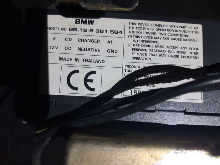Bmw E46 E39 E53 Mini X5 3 5 Series 6 Disc Cd Changer & Magazine 8361584 65128361
