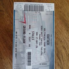 Kraftwerk ticket in stalls