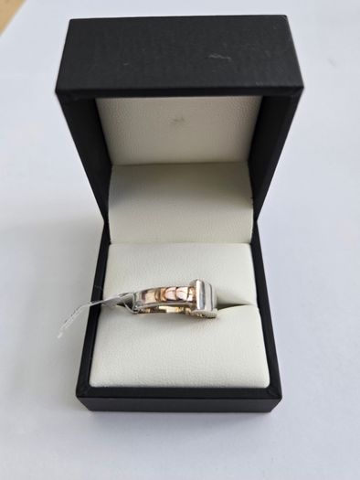 Brand New 925 Silver & 9ct Gold Ring