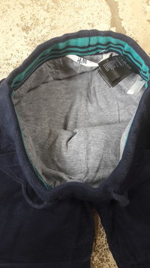 H&M Boys jersey lined fine cord trousers