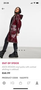 Women's parka oversized jacket / coat