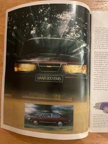 Original SAAB 900 sales & specification Sales Catalogue