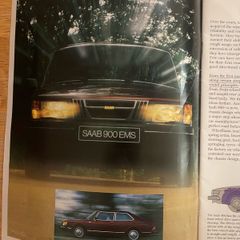 Original SAAB 900 sales & specification Sales Catalogue