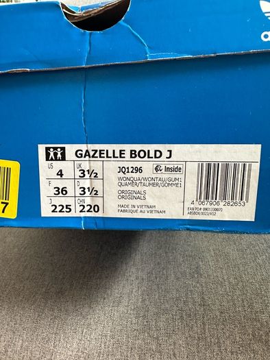 Adidas gazelle bold platform trainers