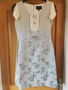 Fee G Dress with fascinator