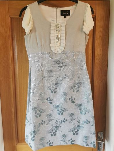 Fee G Dress with fascinator