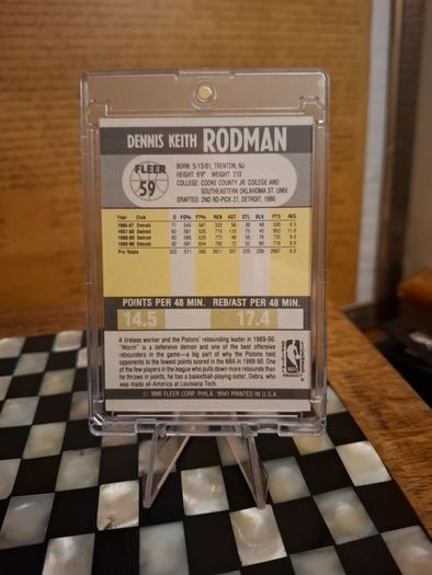 1990 Dennis Rodman (free Postage)