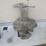 Teak root garden furniture - 4 chairs and table. Image 6