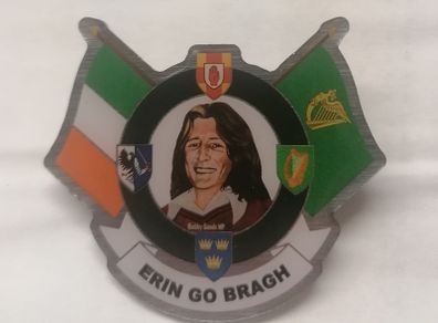 Bobby Sands Irish Republican hunger striker pin badge.