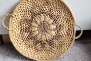 Vintage serving tray/hanging gallery art