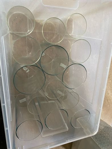 Hurricane candle jars