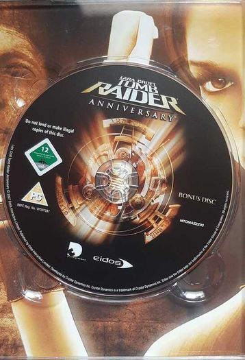 Tomb Raider Anniversary Collector's Edition PC DVD 3-Disc Set Complete
