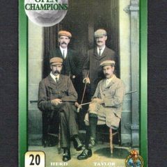 United Kingdom 20 unit Golf Open Champions Phone Card