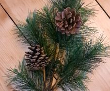 Artifical Pine and Pinecone Branch, Christmas decoration