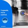 High Street TV nutribullet 1000W Juicer Pro - Large 2L Pulp Basin & 800ml Juice Pitcher - Three Precision Speeds, Wide 3'' Chute & Dishwasher Safe - Includes Glass To-Go Bottle 340ml & Freezer Tray Image 5