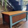 Vintage Upcycled Coffee table/ Blanket Chest Image 7