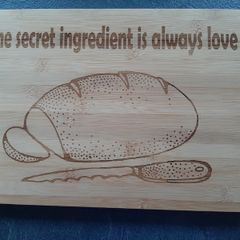 Chopping board personalised chopping board wedding gift present