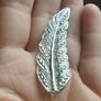 Vintage Leaf Brooch. Image 9