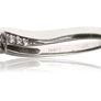 New in box "Forever diamond ring"with certificate 9k gold Image 5