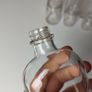 347 - Set of 6 Vintage Collectible Decorative Clear Glass Bottles and Jars Image 4