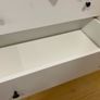 Large white chest of drawers.  Height incl legs is 825mm x width 440mm and length is 1720mm Image 3