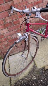 Old classic vintage road racing bike