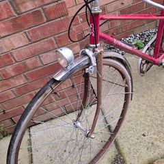 Old classic vintage road racing bike