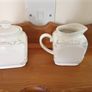 Farmyard Sugar Pot/Milk Jug, Vintage Image 6