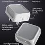 Night Light Plug in Wall, with Dusk to Dawn Photocell Sensor, 3000K Warm White, Brightness Adjustable, 1W LED Night Light for Kids, Bedroom, Hallway, Stairs, 2 Pack Image 7