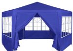Hexagonal marquee with 6 Side Walls 2 x 2 m Party Tent