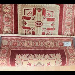 Stylish XL Afghan Ziegler Hand Knotted Runner Rug
