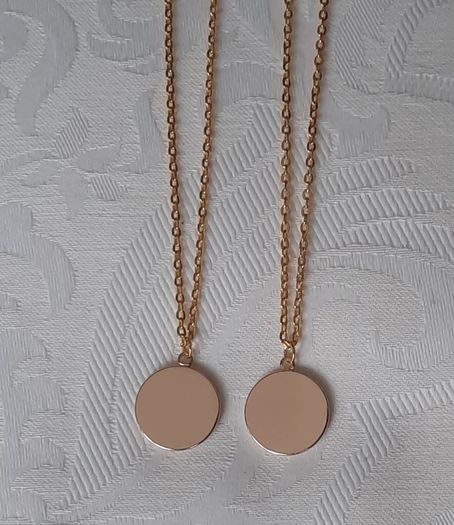 Old Irish threepence coins hare and harp in a gold coloured pendant necklace with FREE STANDARD POSTAGE INCLUDED