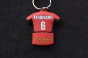 Manchester United - Ferdinand No.6 Shirt , Keyring - 2002