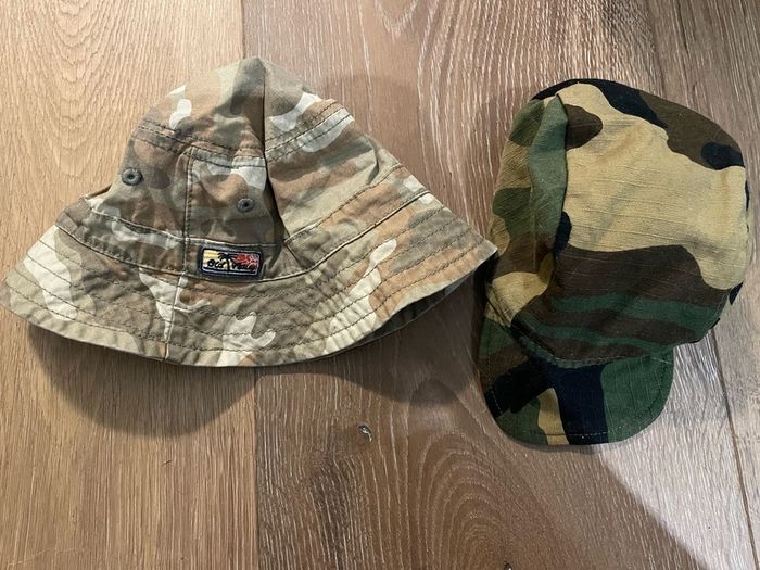 Bucket hat baseball cap baby hats military camouflage baby kids 12-24 mths 1-2 y