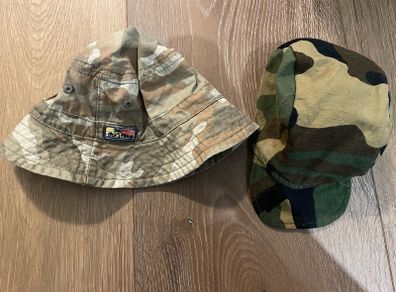 Bucket hat baseball cap baby hats military camouflage baby kids 12-24 mths 1-2 y