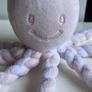Nattou Light Pink Plush Octopus for Preemies, Newborns & Toddlers Image 3